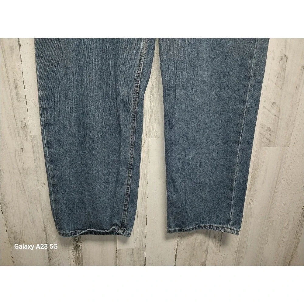 Levis 550 Jeans Mens 38x32 Blue Relaxed Fit Straight Medium Wash Denim Pants